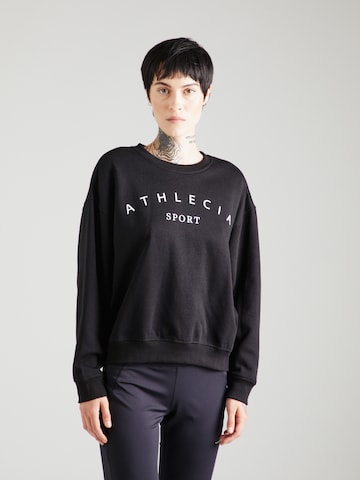 Athlecia Athletic Sweatshirt 'Asport' in Black: front