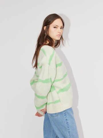 LeGer by Lena Gercke Knit Cardigan 'Floria' in Green