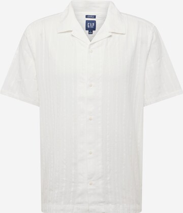 GAP Comfort Fit Skjorte i hvid: forside