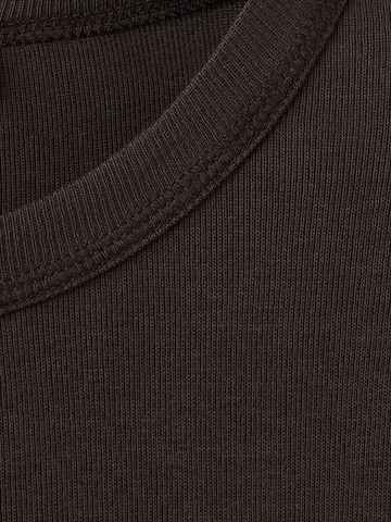 MANGO Tričko 'ENI' - Hnedá