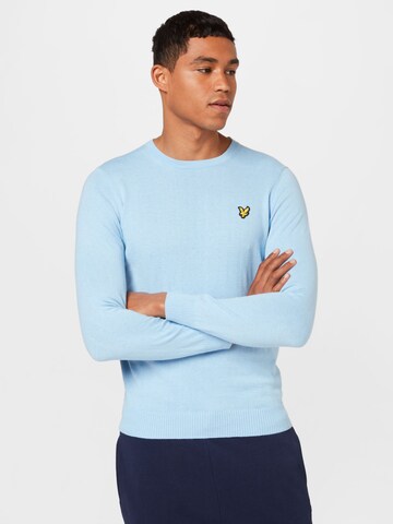 Lyle & Scott Trui in Blauw: voorkant