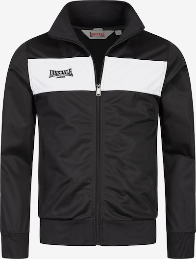 LONSDALE Gornji dio trenirke 'Alnwick' veličine XXXL u crna / bijela, Pregled proizvoda