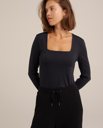WE Fashion Shirt bodysuit in Black