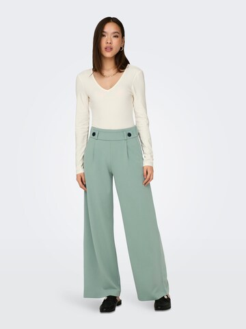 Wide leg Pantaloni cutați 'Geggo' de la JDY pe verde