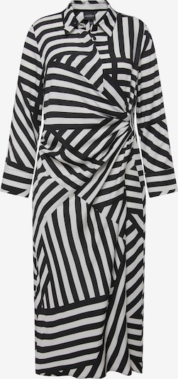 Ulla Popken Blusenkleid in schwarz / weiß, Produktansicht