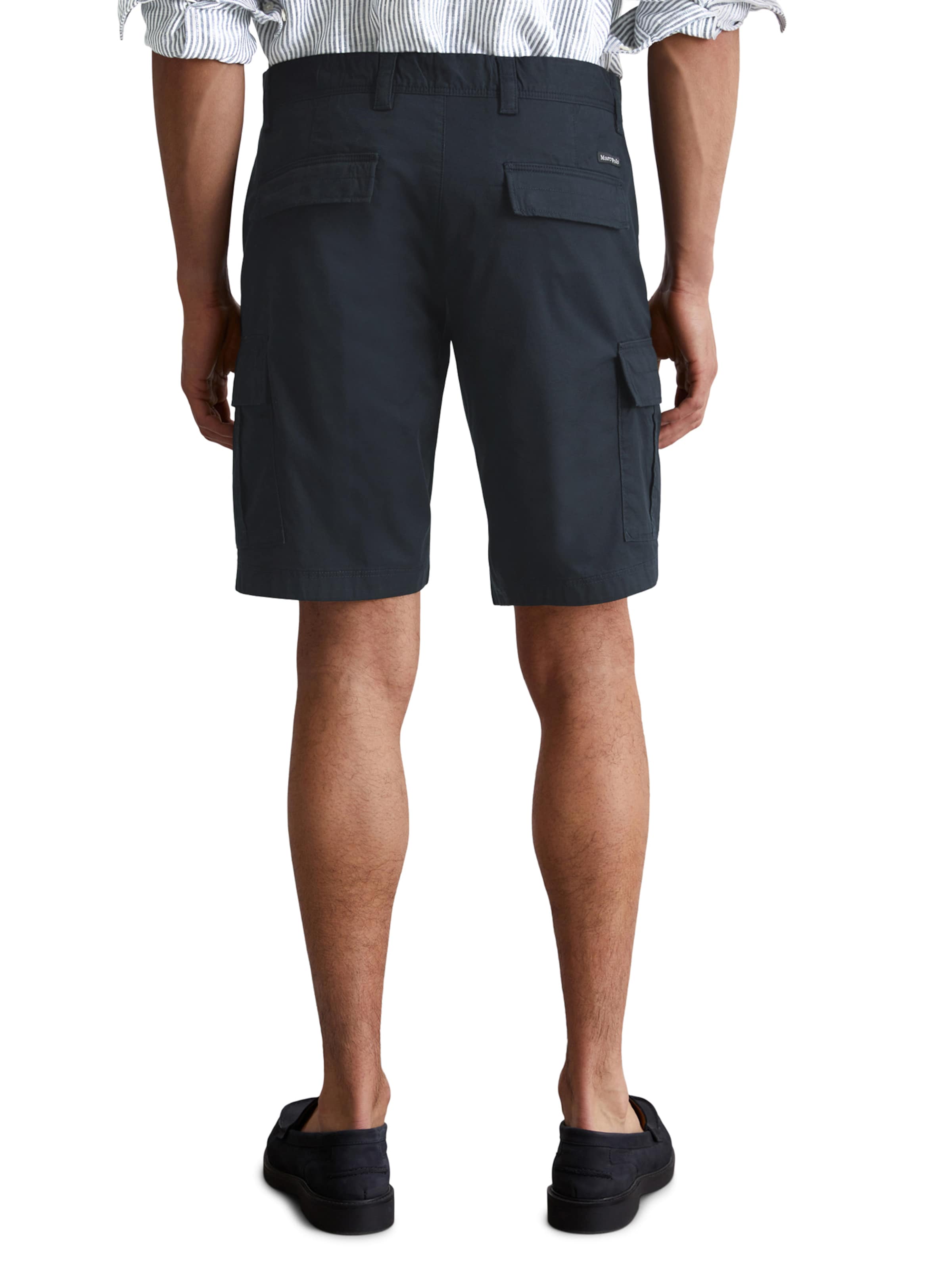 Marc O'Polo Regularen Hlače 'Reso' | modra barva