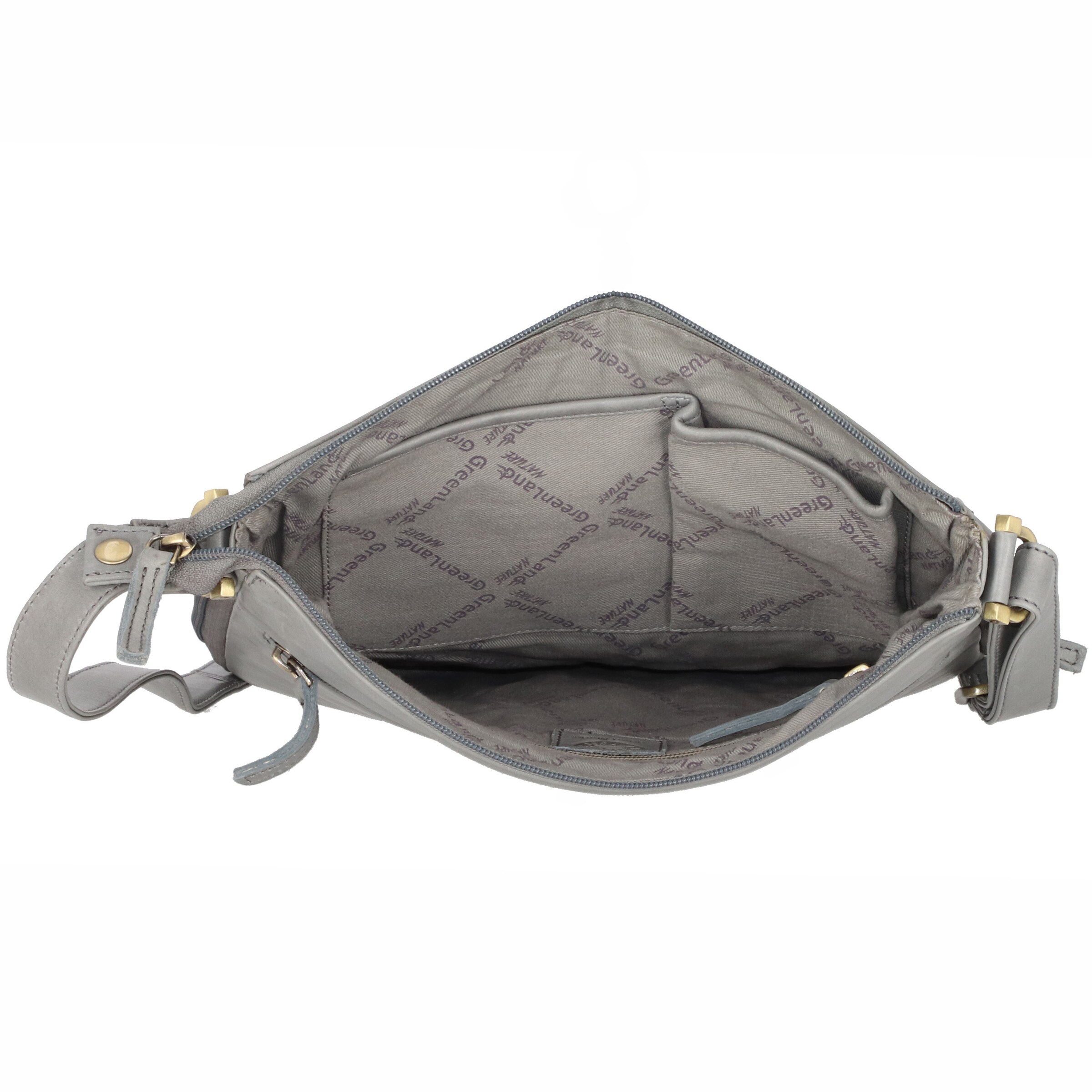 Borsa a tracolla 'Nature' di Greenland Nature in grigio