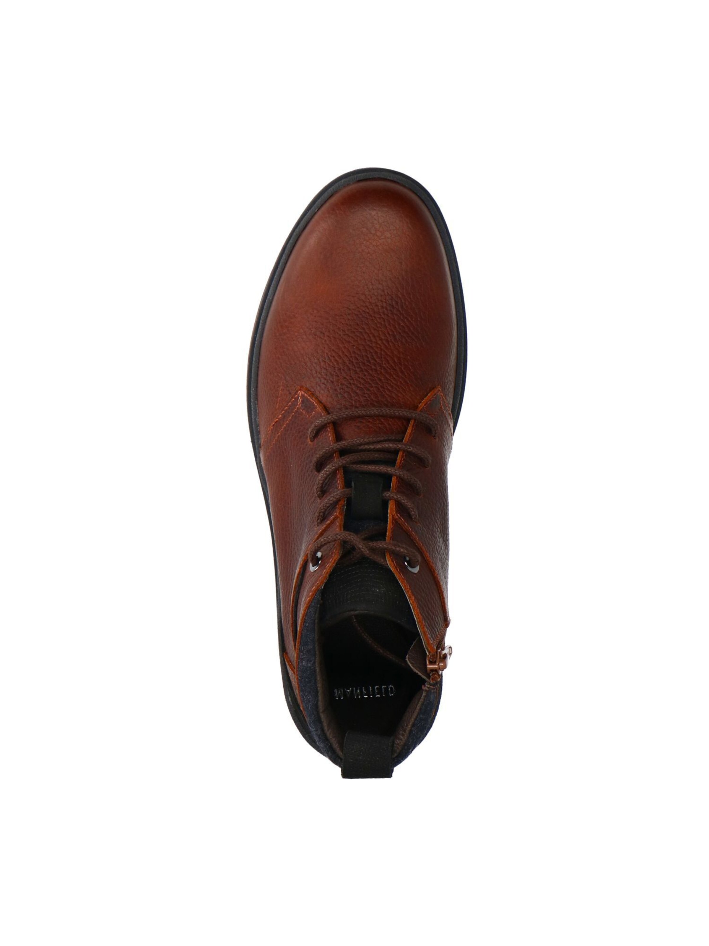 MANFIELD Lace-Up Boots in Brown