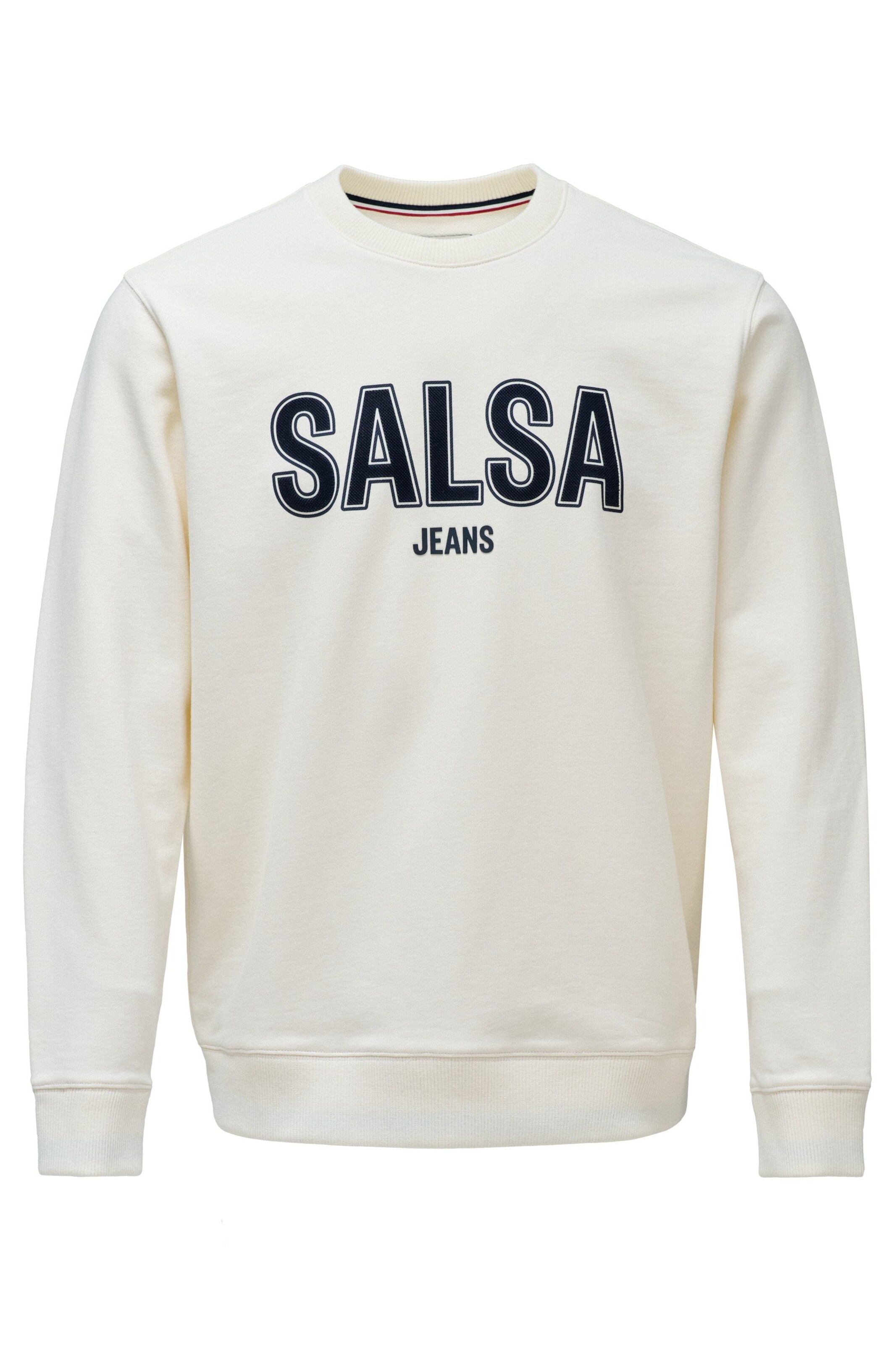 Salsa Jeans Sweatshirt in Beige: front