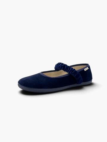 Pisamonas Ballerina's in Blauw: voorkant