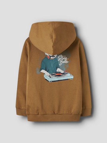 NAME IT Sweatshirt 'NKMNOPAL' in Brown