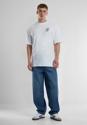 Urban Classics - Camisa 'Shiny' em branco