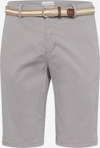 Lindbergh Slim fit Chino trousers 'Superflex' in Grey: front