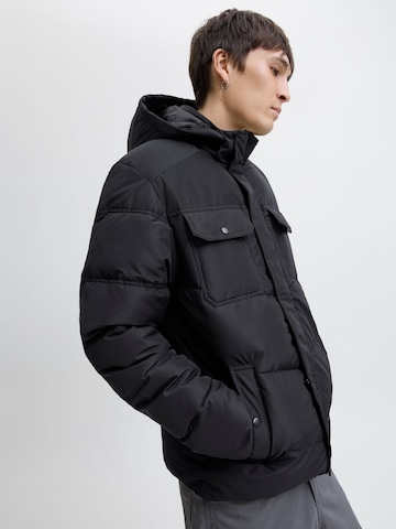 JACK & JONES Winterjas in Zwart