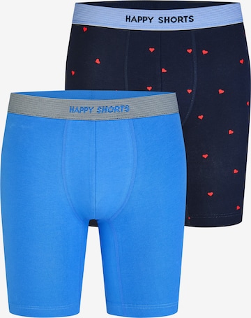 Boxers ' Jersey ' Happy Shorts en bleu : devant