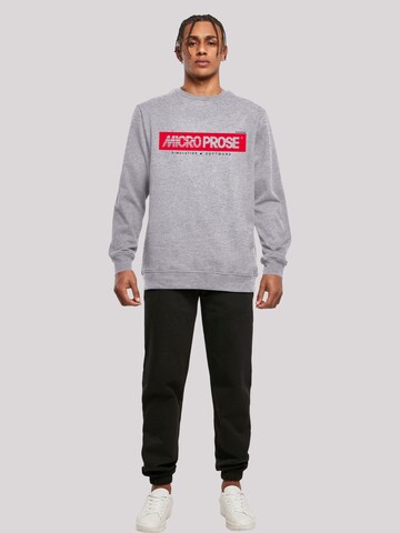 F4NT4STIC Sweatshirt 'MicroProse' in Grey