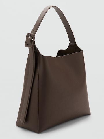 MANGO Torba za čez ramo 'Winnie' | rjava barva