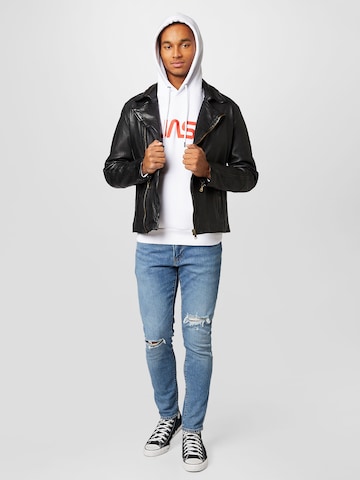 JACK & JONES كنزة رياضية بلون أبيض