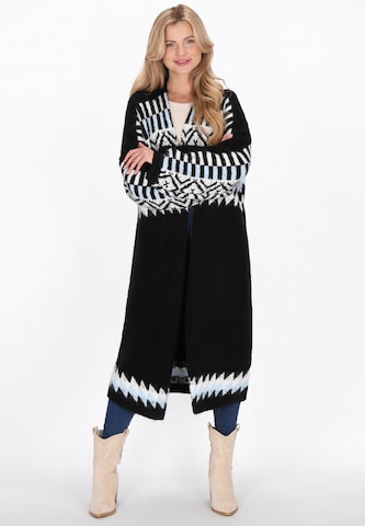 usha FESTIVAL - Cárdigan en negro: frente