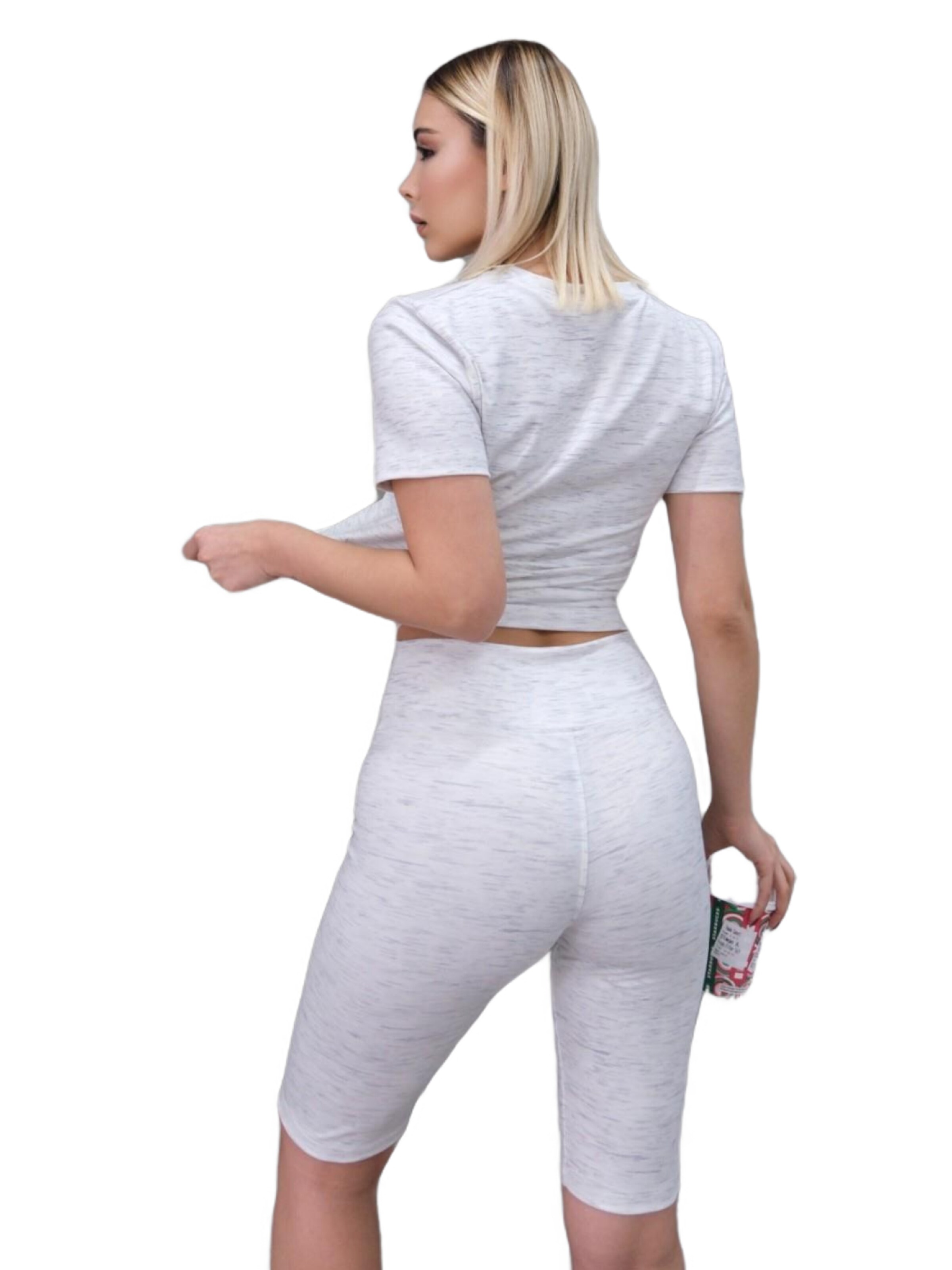 C&City Skinny Shorts in Grau