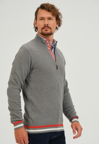 Pull-over Giorgio di Mare en gris