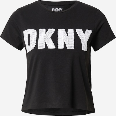 Tricou DKNY pe negru, Vizualizare produs