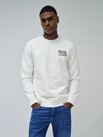 Sweat-shirt Salsa Jeans en beige : devant