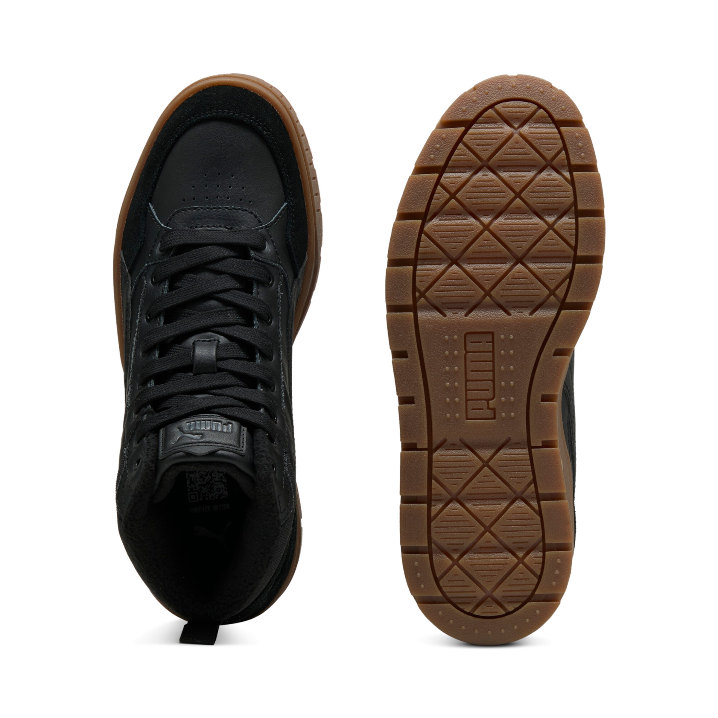 PUMA High-Top Sneakers in Black