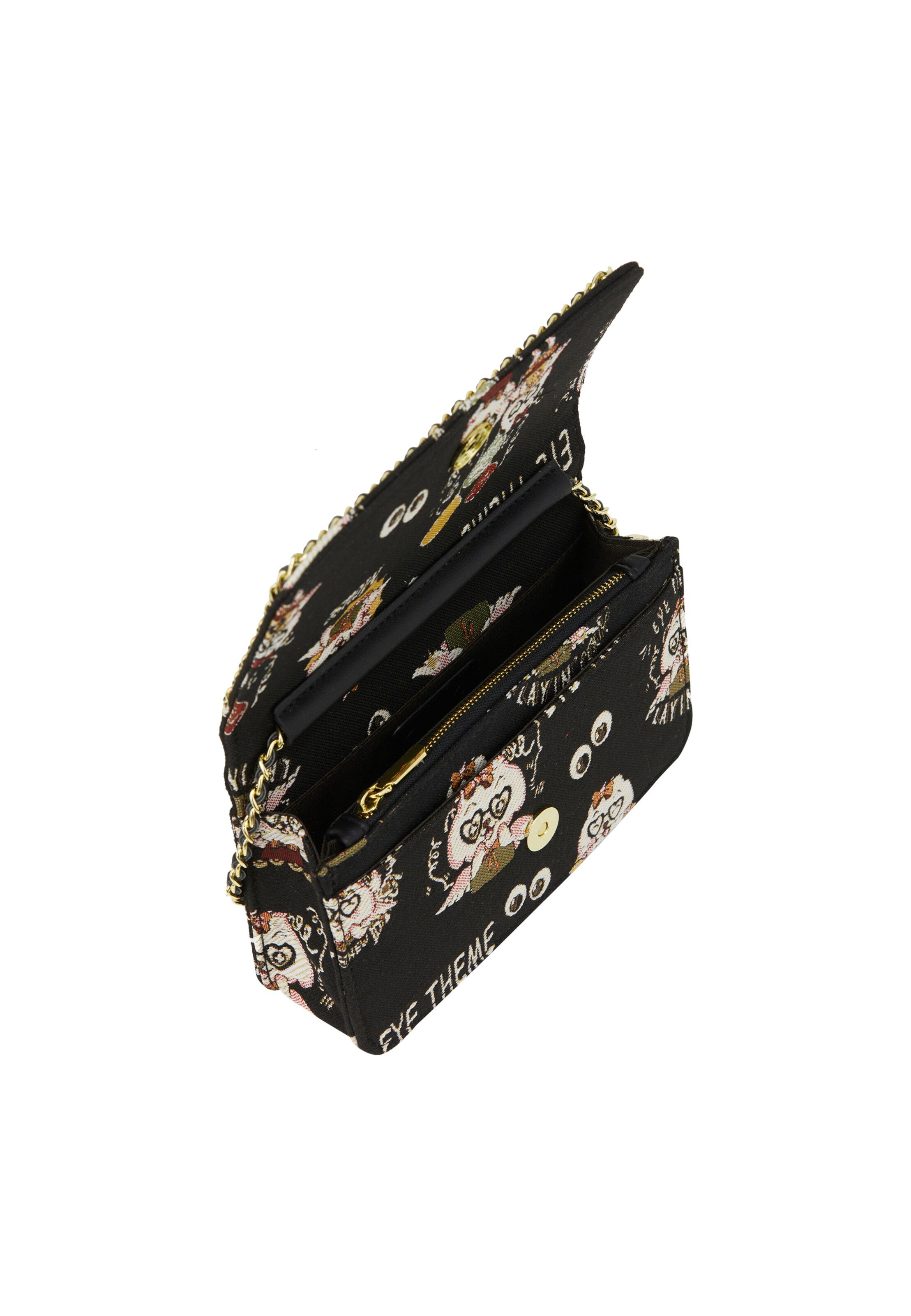 MYMO Crossbody bag 'Pop Eyetheme' in Black