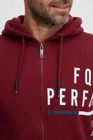 FQ1924 Zip-Up Hoodie in Red