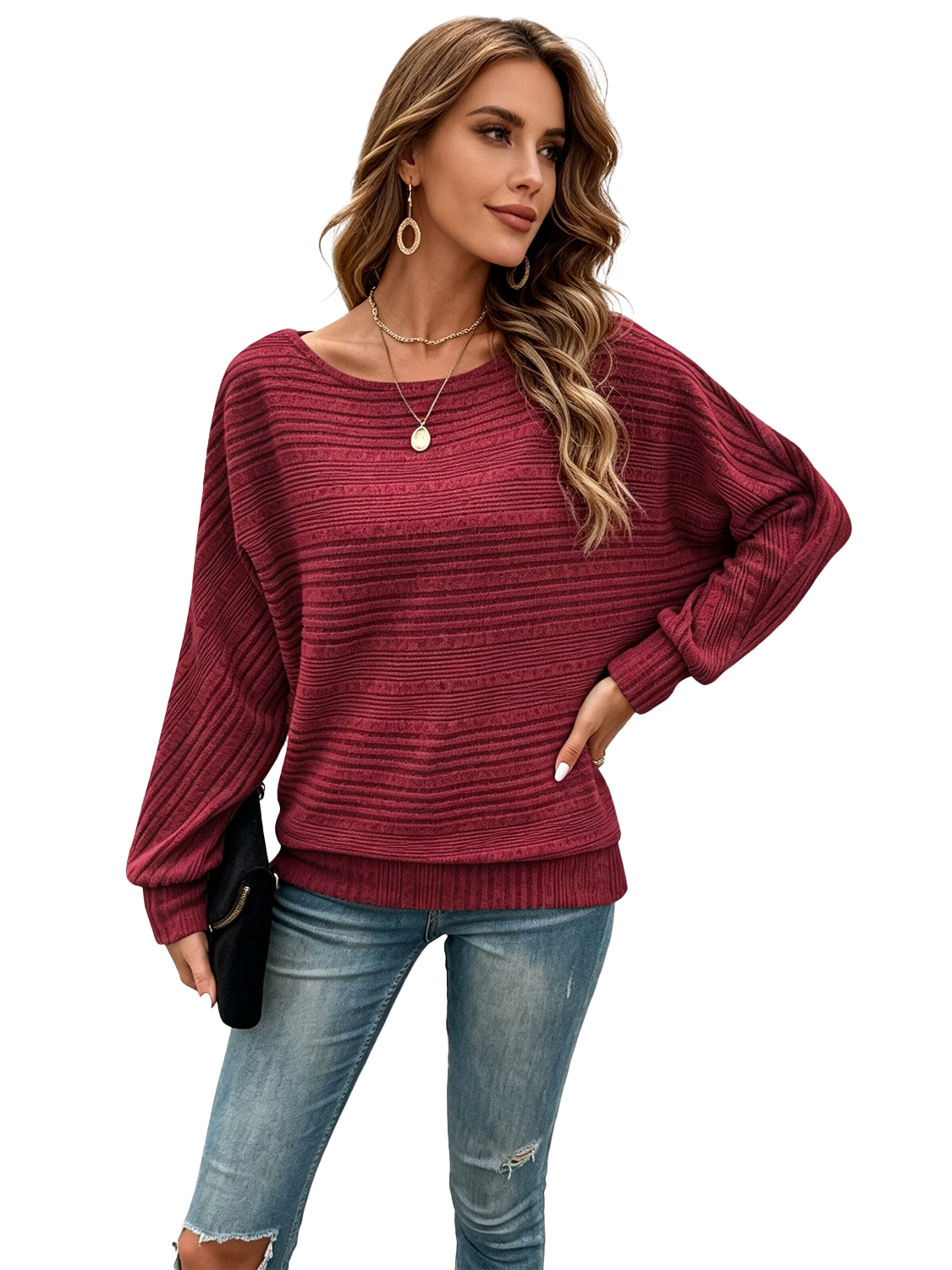 KoJooin Sweter w kolorze czerwony