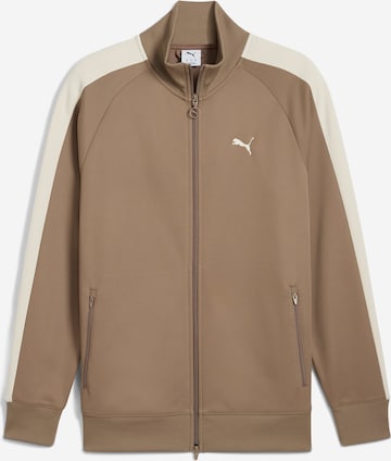 PUMA Кофта на молнии 'T7 Always On' в Серый: спереди