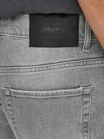 Only & Sons Baggy Jeans 'Edge' in Grey