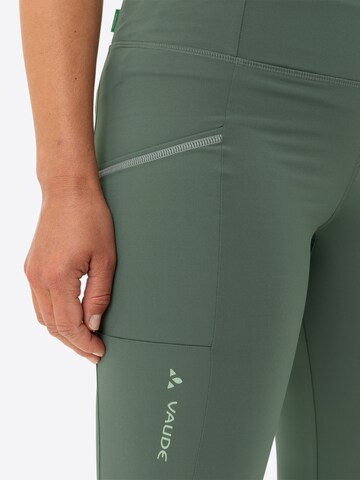 VAUDE Slim fit Outdoor trousers 'Essential' in Green