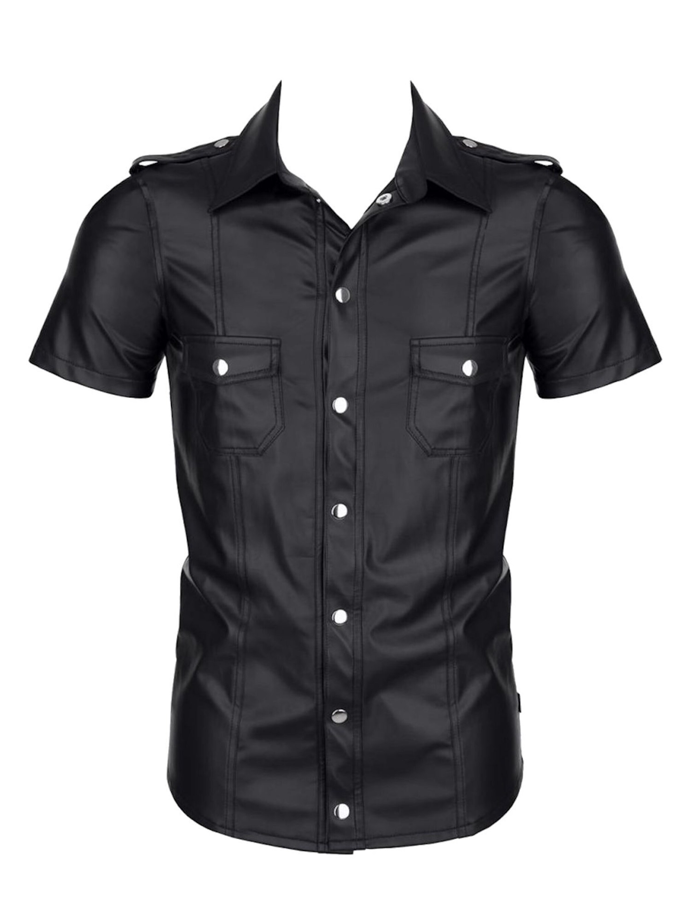 Regnes Fetish Planet Shirt 'Luca' in Black: front