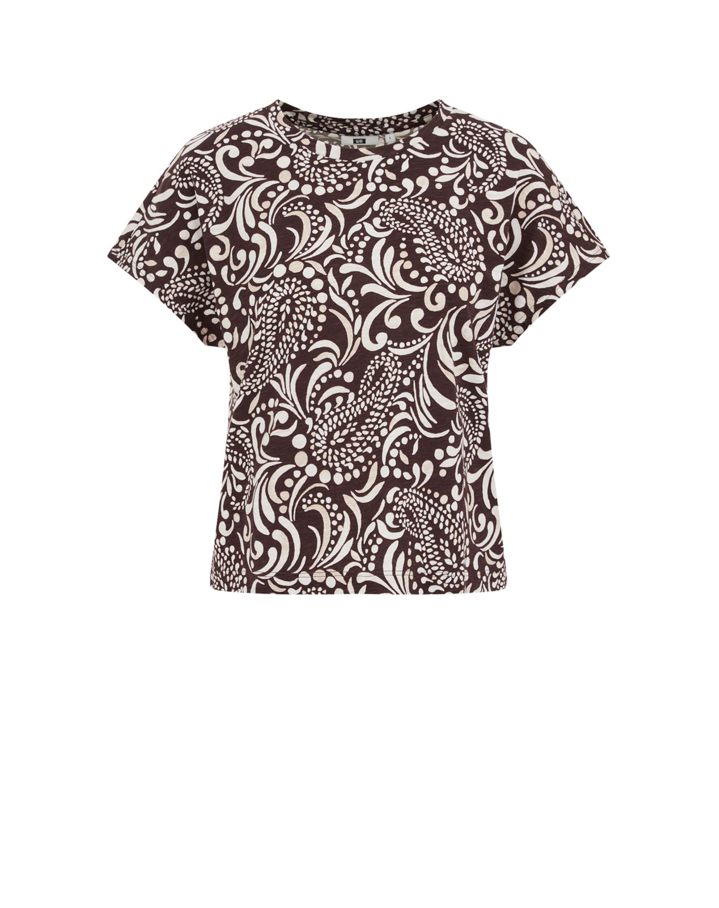 WE Fashion Shirt in Bruin: voorkant