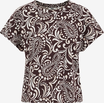Tricou de la WE Fashion pe maro: față