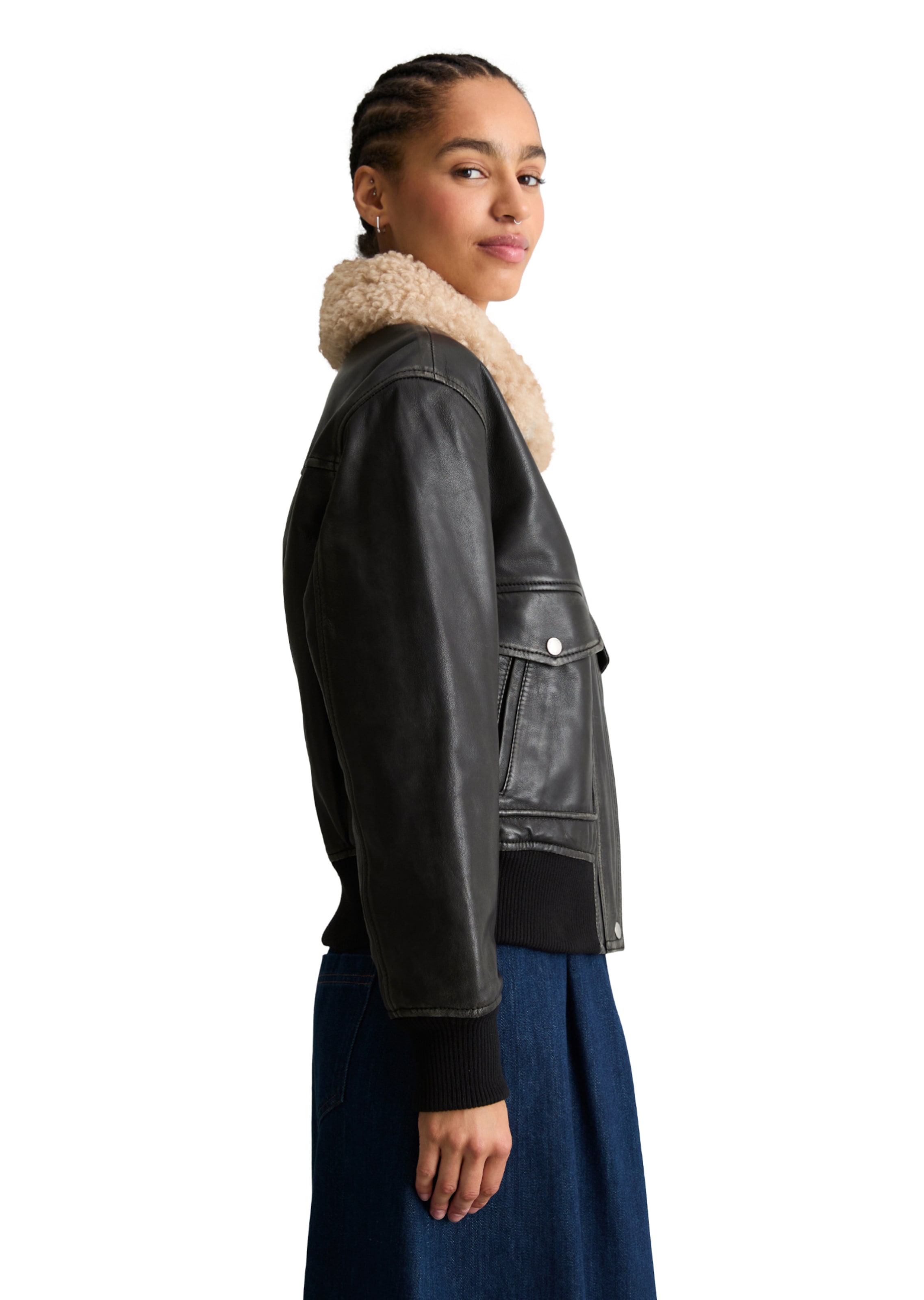 Marc O'Polo DENIM Between-season jacket in Black