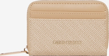 Porte-monnaies 'Dezini' Carlo Colucci en beige : devant