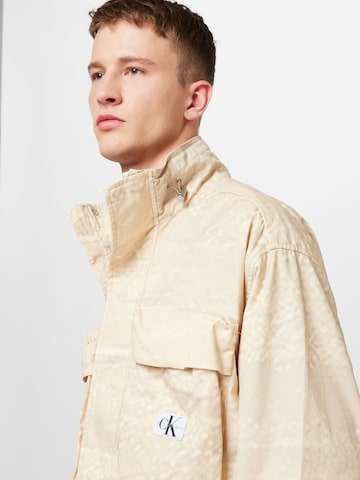 Calvin Klein Jeans Between-Season Jacket in Beige