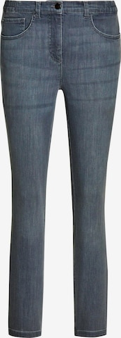 Goldner Slimfit Jeans 'Carla' in Grau: predná strana