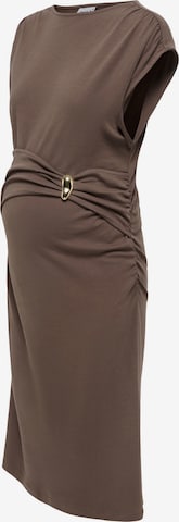 Only Maternity - Vestido 'OLMEvalyn' en marrón: frente