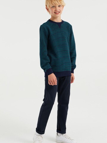 WE Fashion Slimfit Nadrág - kék