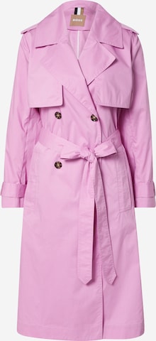 Palton de primăvară-toamnă 'Cacargo' de la BOSS Black pe roz: față