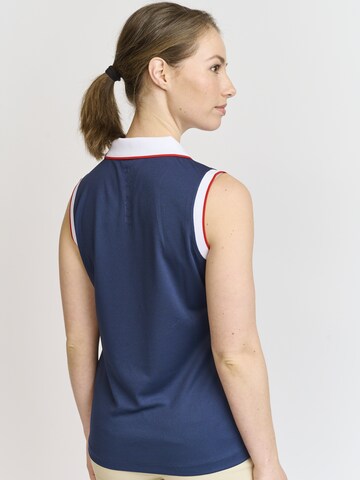 Backtee Sporttop in Blau