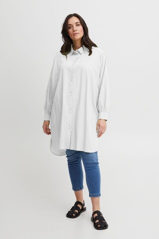 Fransa Curve Blouse 'Vibi' in Wit