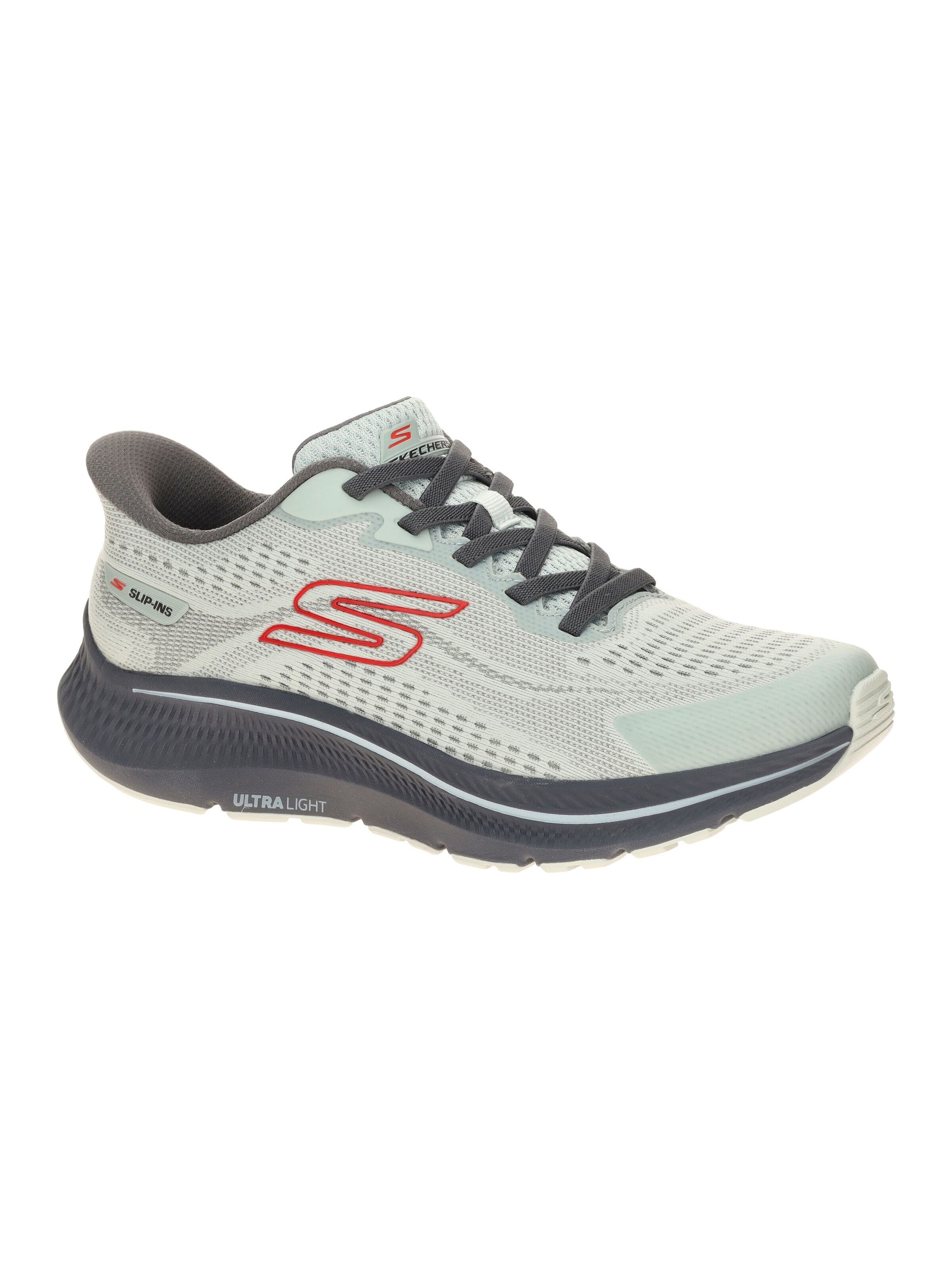 SKECHERS Sneakers 'Skechers Go Run Sport Sneakers Schuhe grau Herren Slip-Ins 220887' in Grey: front