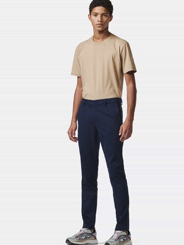 Coupe slim Pantalon chino 'Lupus' MMX Germany en bleu