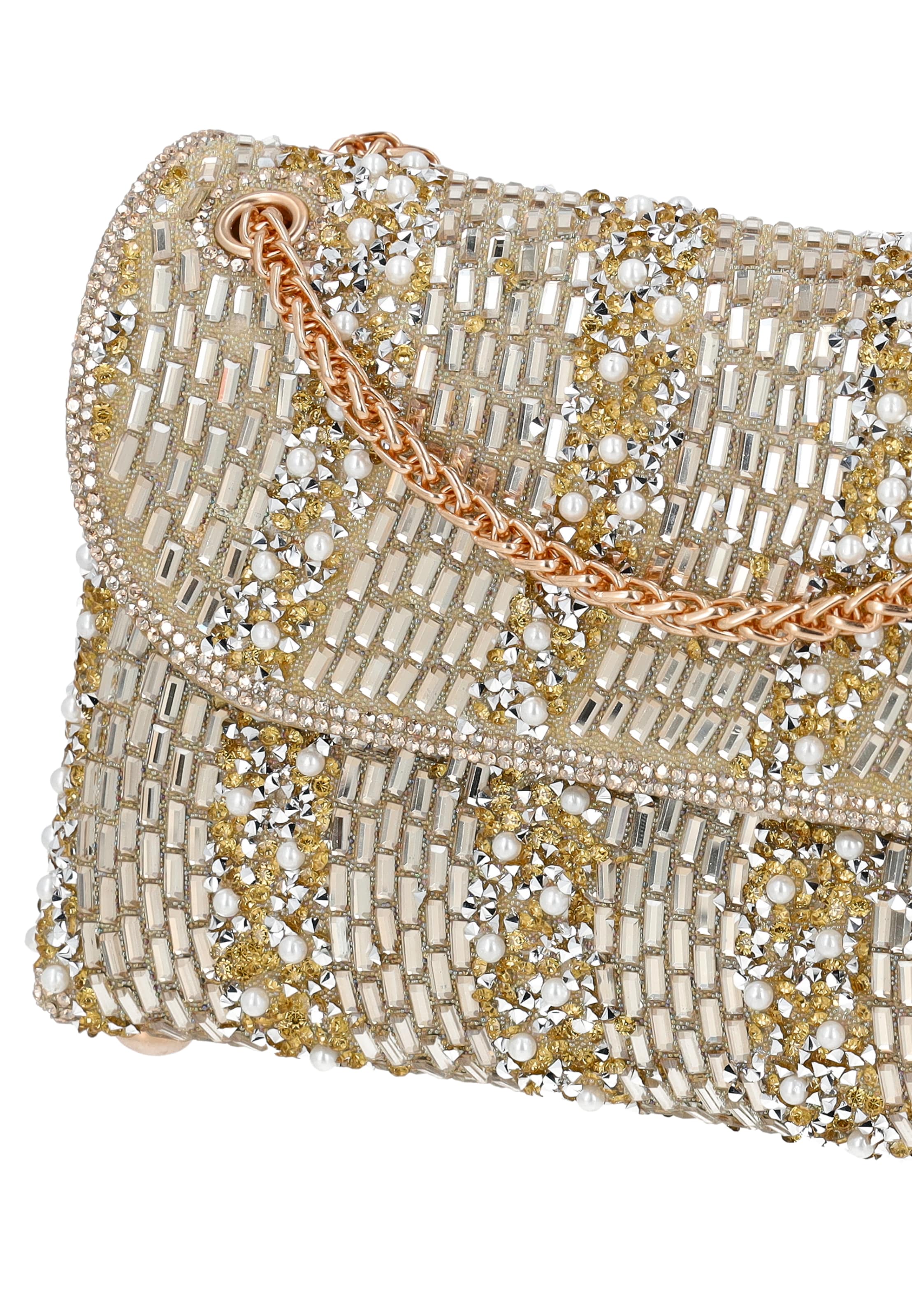 Sac bandoulière faina en or