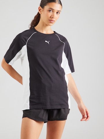 T-shirt fonctionnel PUMA en noir : devant